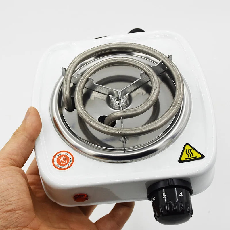 Fogão Elétrico 500W para Shisha e Café – Compacto e Portátil
