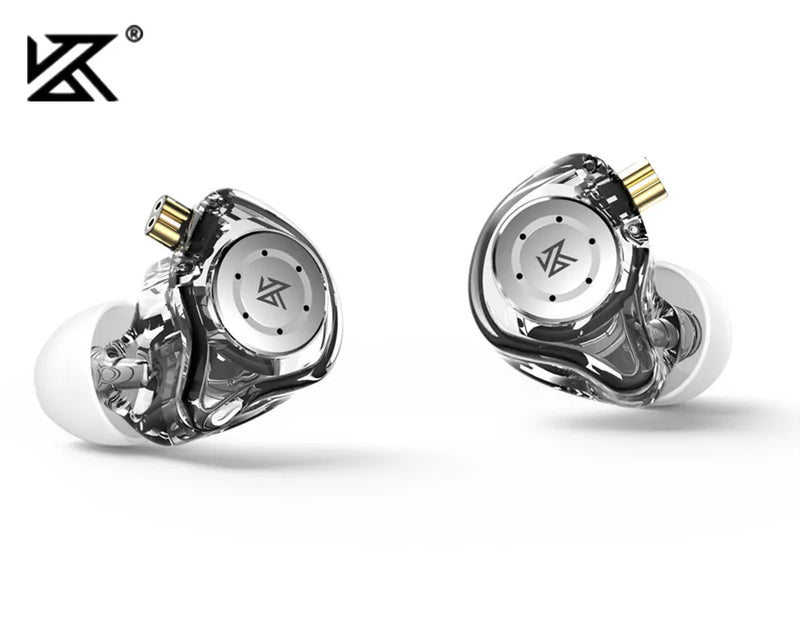 Fone KZ EDX Pro com Fio | Alta Fidelidade | In-Ear Monitor | Grave Potente | Ideal para Música, Jogo e Estúdio | Cancelamento de Ruído