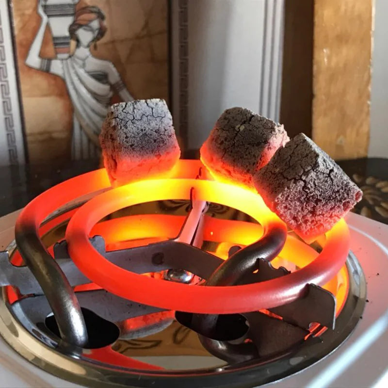 Fogão Elétrico 500W para Shisha e Café – Compacto e Portátil