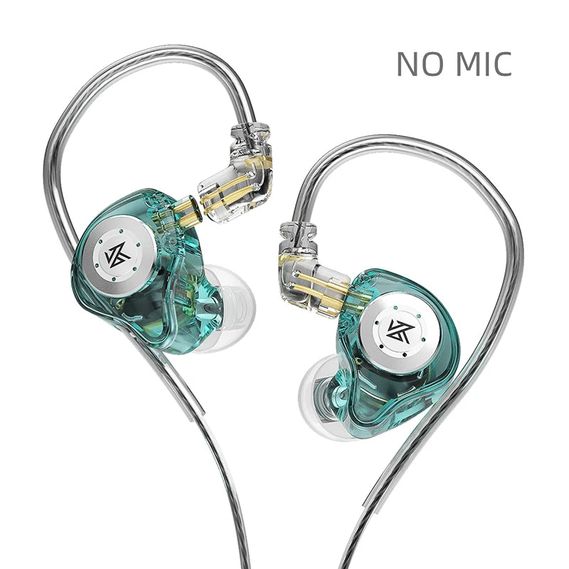 Fone KZ EDX Pro com Fio | Alta Fidelidade | In-Ear Monitor | Grave Potente | Ideal para Música, Jogo e Estúdio | Cancelamento de Ruído