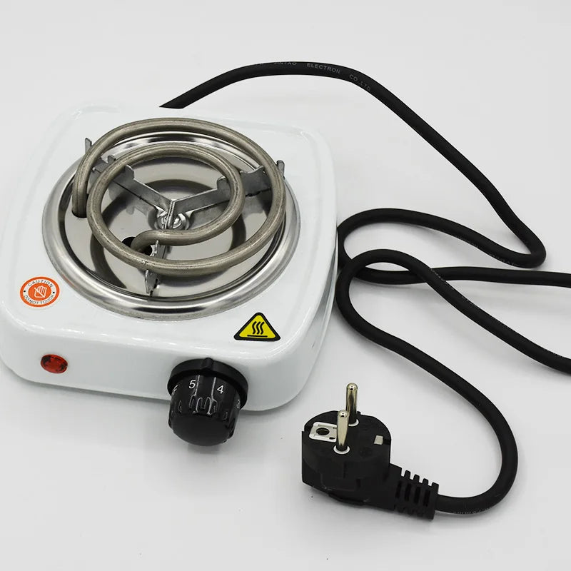 Fogão Elétrico 500W para Shisha e Café – Compacto e Portátil