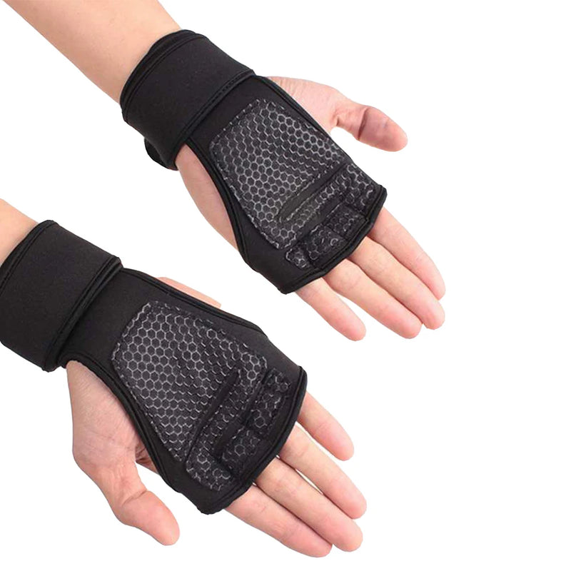 Gants d'entraînement de fitness unisexes – Support de poignet intégré, paume antidérapante et ventilation active | Musculation, Crossfit et Haltérophilie