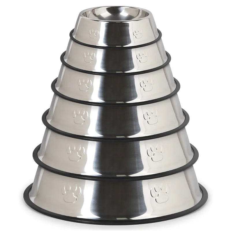 Comedouro Antiformiga em Inox para Cães e Gatos – Antiderrapante