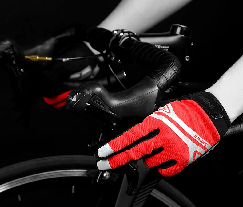 Gants de cyclisme IF239 avec coussinet en gel de 5 mm – Microfibre antidérapante, tissu respirant et fermeture réglable | VTT, Vitesse et Urbain