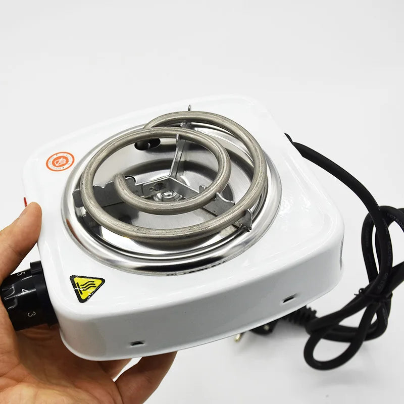Fogão Elétrico 500W para Shisha e Café – Compacto e Portátil