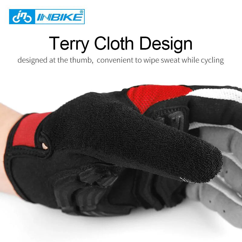 Gants de cyclisme IF239 avec coussinet en gel de 5 mm – Microfibre antidérapante, tissu respirant et fermeture réglable | VTT, Vitesse et Urbain