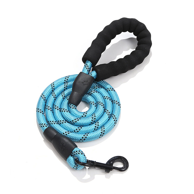 Guia Resistente para Cães – Coleira com Faixa Refletiva para Cães Pequenos, Médios e Grandes – Ideal para Puxar e Caminha