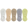 Chaussettes invisibles en dentelle pour femmes, antidérapantes, courtes, respirantes, en coton et silicone, pour l'été