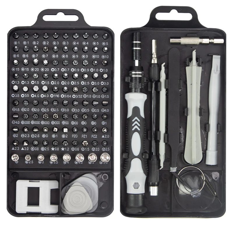 115 in 1 Precision Screwdriver Kit — Professional Set for Electronics Repair, PC, Cell Phone, Laptop, MacBook and More