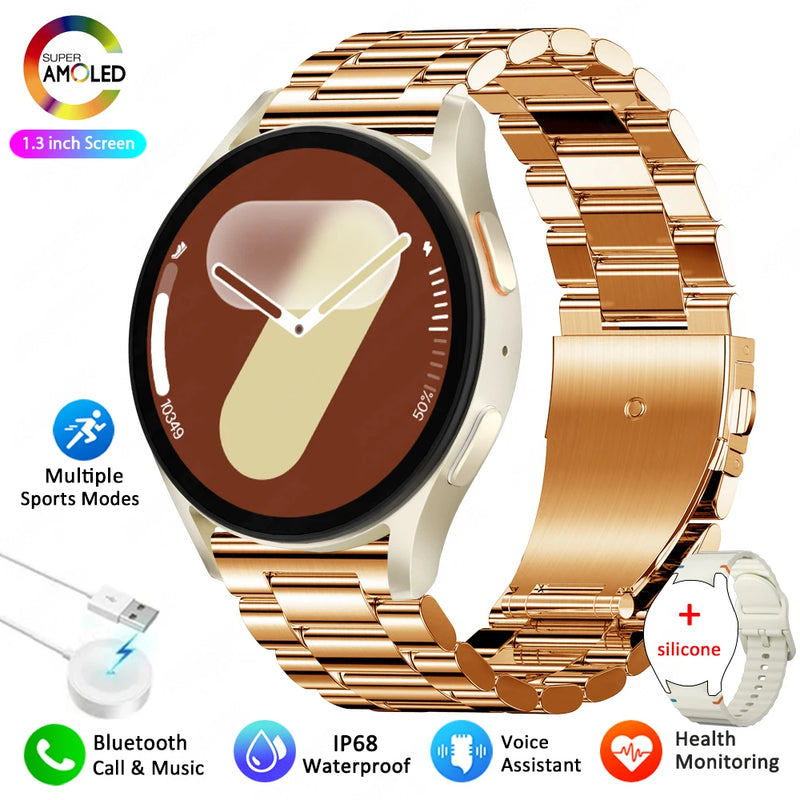 Montre connectée Galaxy Watch 7 – Écran AMOLED HD, boussole, fréquence cardiaque, appels Bluetooth, étanche 