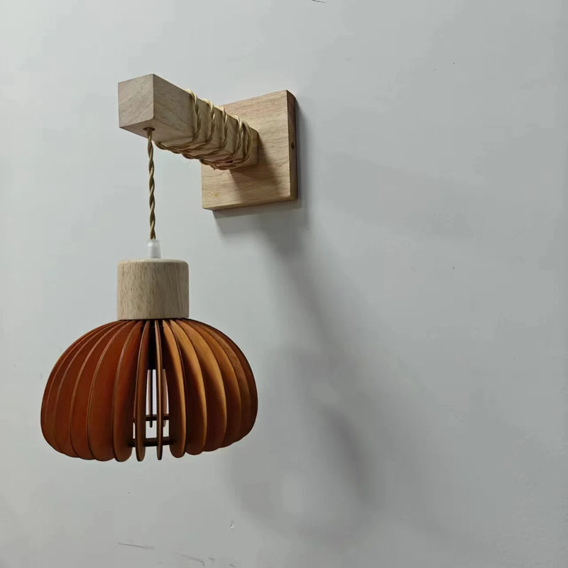 Lustre de Bambu Pendente Artesanal Natural para Sala Quarto Varanda
