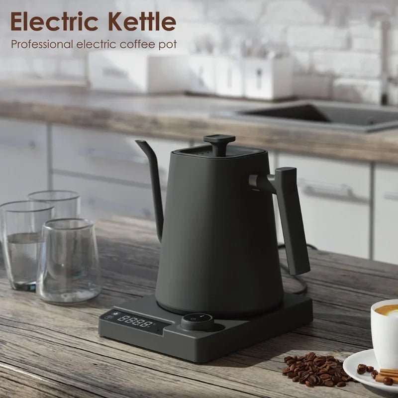 Chaleira Elétrica Pescoço de Ganso 800ml 1200W com Controle de Temperatura – 110V/220V