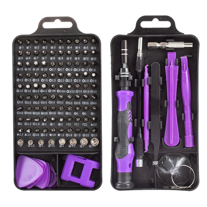 115 in 1 Precision Screwdriver Kit — Professional Set for Electronics Repair, PC, Cell Phone, Laptop, MacBook and More