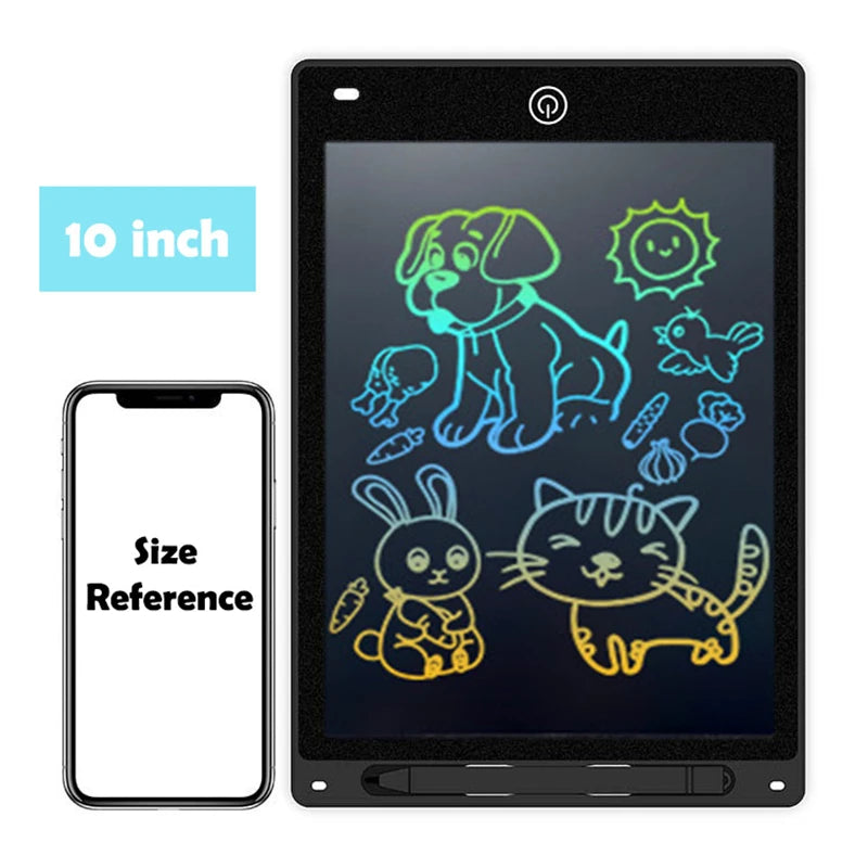 Tablette d'écriture LCD Efes 8,5" 10" 12" pour enfants – Jouet éducatif électronique pour dessiner, peindre et écrire
