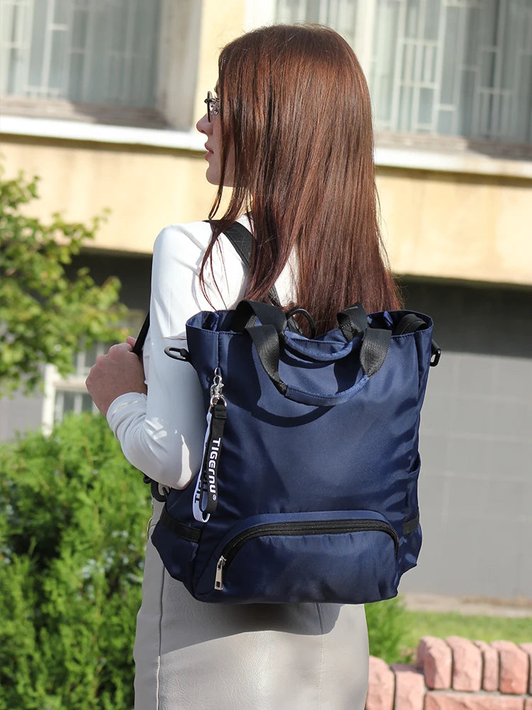 Kit 3 en 1 pour femme : sac à dos, sac à bandoulière et sac à main | Léger, élégant et polyvalent pour l'école, le collège ou la vie quotidienne