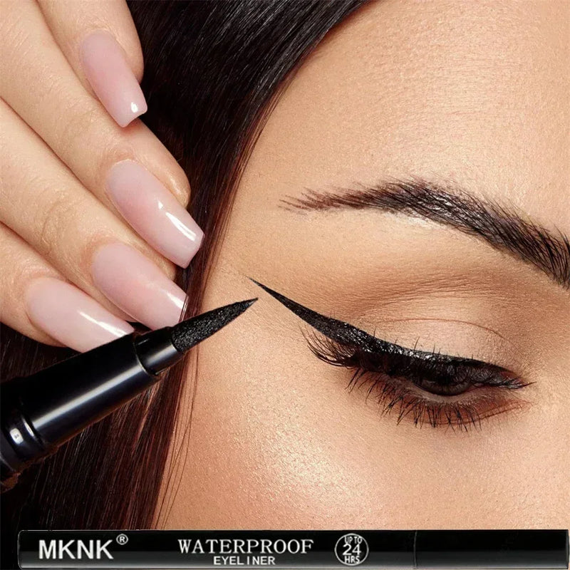 Matte Liquid Eyeliner Pencil – Quick-Drying, Long-Lasting, Smudge-Proof, Waterproof | Precise Makeup for Intense Eyes 