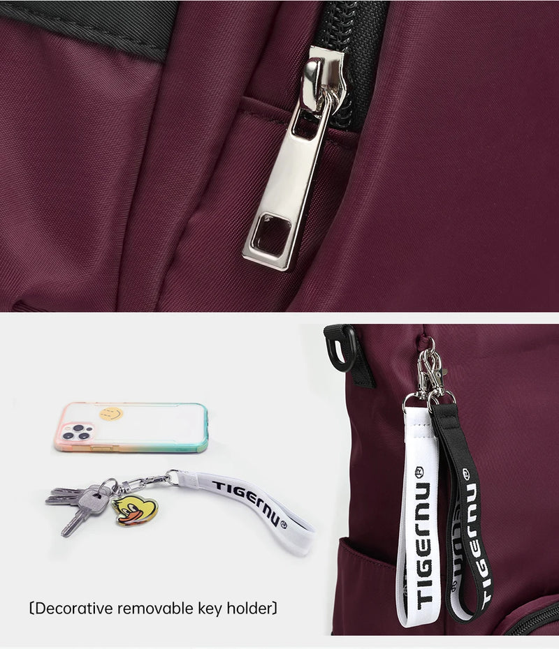 Kit 3 en 1 pour femme : sac à dos, sac à bandoulière et sac à main | Léger, élégant et polyvalent pour l'école, le collège ou la vie quotidienne