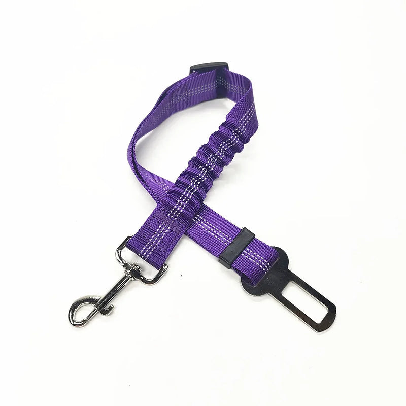 Ceinture de sécurité réglable pour chien et chat – Clip de véhicule | Guide de connexion rapide pour un transport en toute sécurité