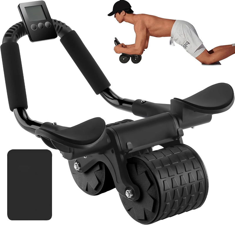 Roue abdominale avec support de coude et compteur numérique Recoil Fitness automatique