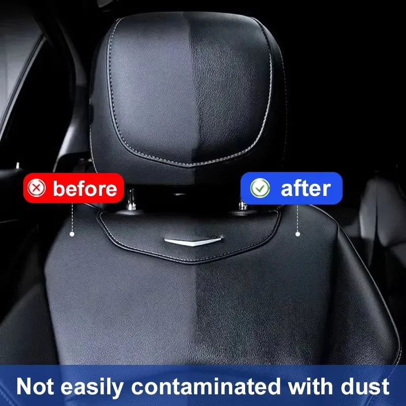 Restaurador de Plásticos e Couro para Carros | Brilho Preto Renovador | Limpeza, Polimento e Reparo Automotivo