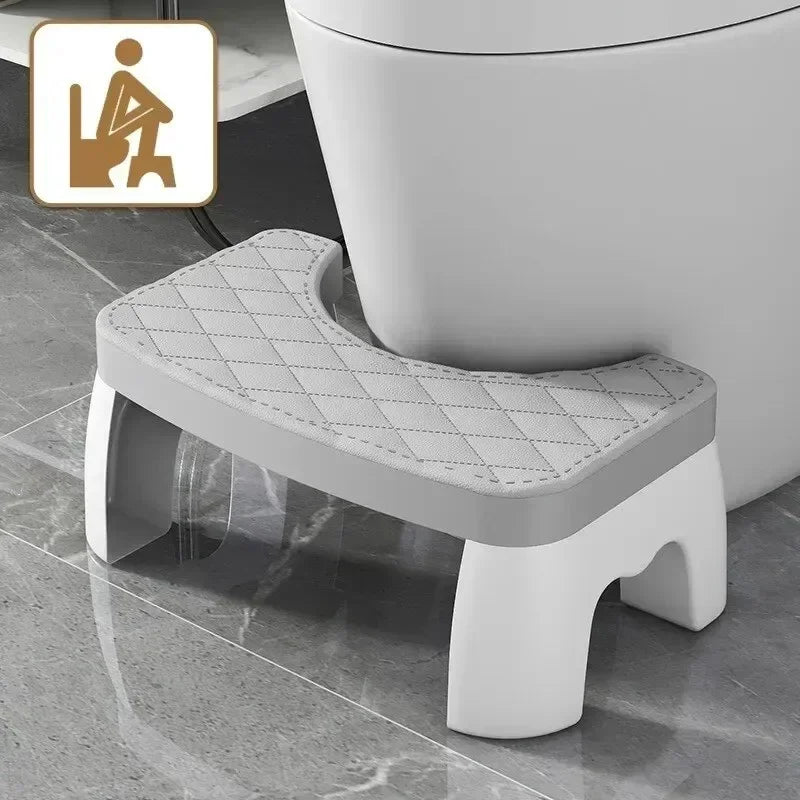 Banquinho Ergonômico Impermeável para Vaso Sanitário – Adultos, Crianças, Gestantes e Idosos