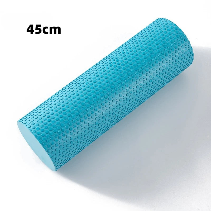Rouleau en mousse EVA pour massage et yoga – 30/45/60 cm, Pilates, relâchement myofascial, entraînement et physiothérapie