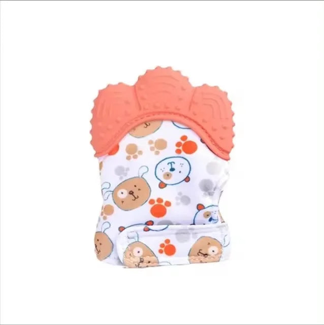Gant de dentition en silicone pour bébés | Multicouche, respirant et soulageant les poussées dentaires