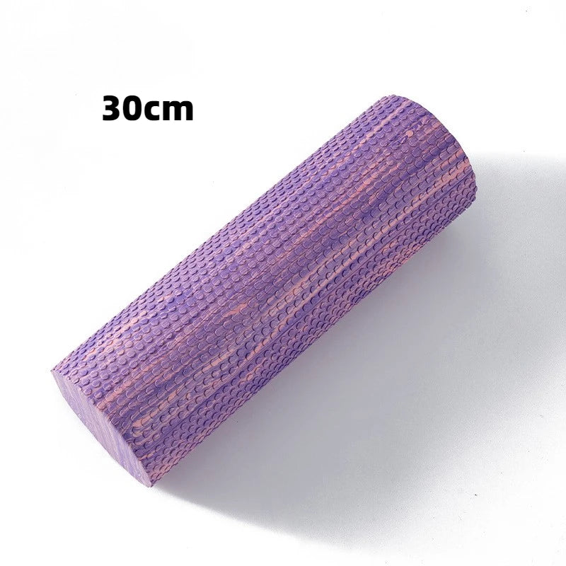 Rouleau en mousse EVA pour massage et yoga – 30/45/60 cm, Pilates, relâchement myofascial, entraînement et physiothérapie