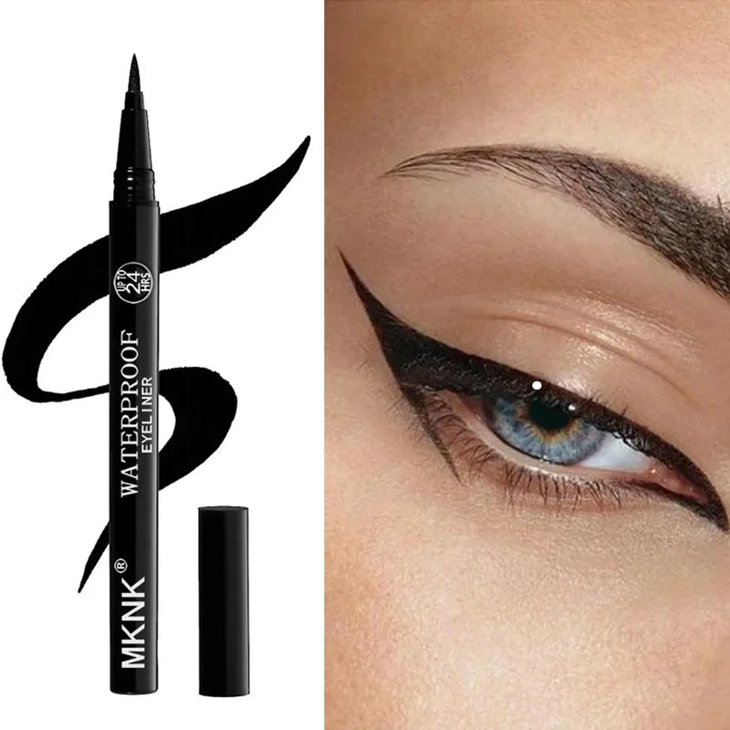 Matte Liquid Eyeliner Pencil – Quick-Drying, Long-Lasting, Smudge-Proof, Waterproof | Precise Makeup for Intense Eyes 