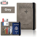 Étui de protection pour passeport de voyage avec compartiments pour documents et cartes