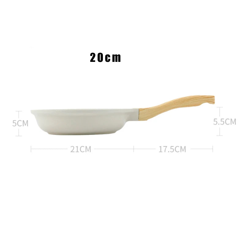 Frigideira Wok Antiaderente Durável de Cerâmica – Para Fogão a Gás e Indução, Ideal para Bifes e Cozinhar com Facilidade