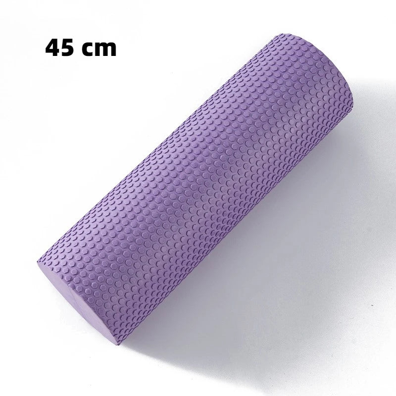 Rouleau en mousse EVA pour massage et yoga – 30/45/60 cm, Pilates, relâchement myofascial, entraînement et physiothérapie