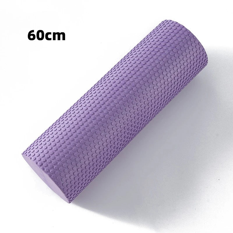 Rouleau en mousse EVA pour massage et yoga – 30/45/60 cm, Pilates, relâchement myofascial, entraînement et physiothérapie