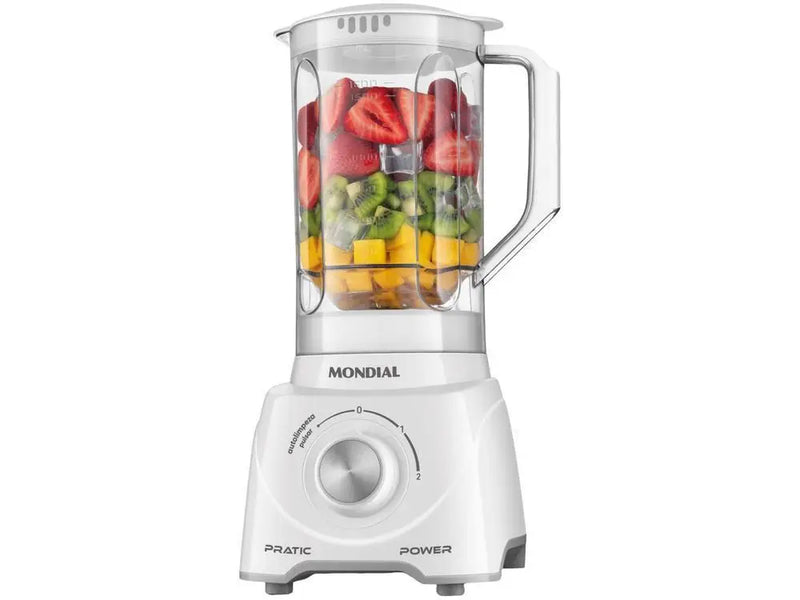 Liquidificador Mondial Pratic Power 550W – Copo 2,2L, Autolimpeza, 2 Velocidades + Pulsar