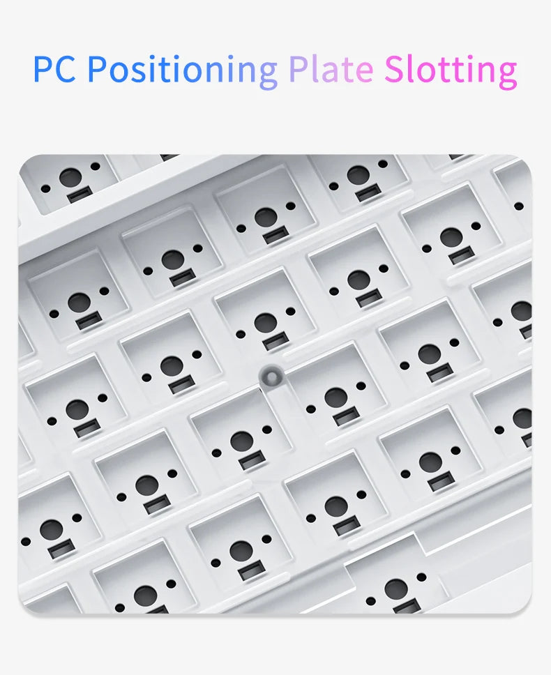 AJAZZ AK820 Pro Mechanical Gaming Keyboard | TFT Screen + Multifunctional Button | RGB | 2.4GHz, Bluetooth and USB Connection | Ideal for PC, Games and Office