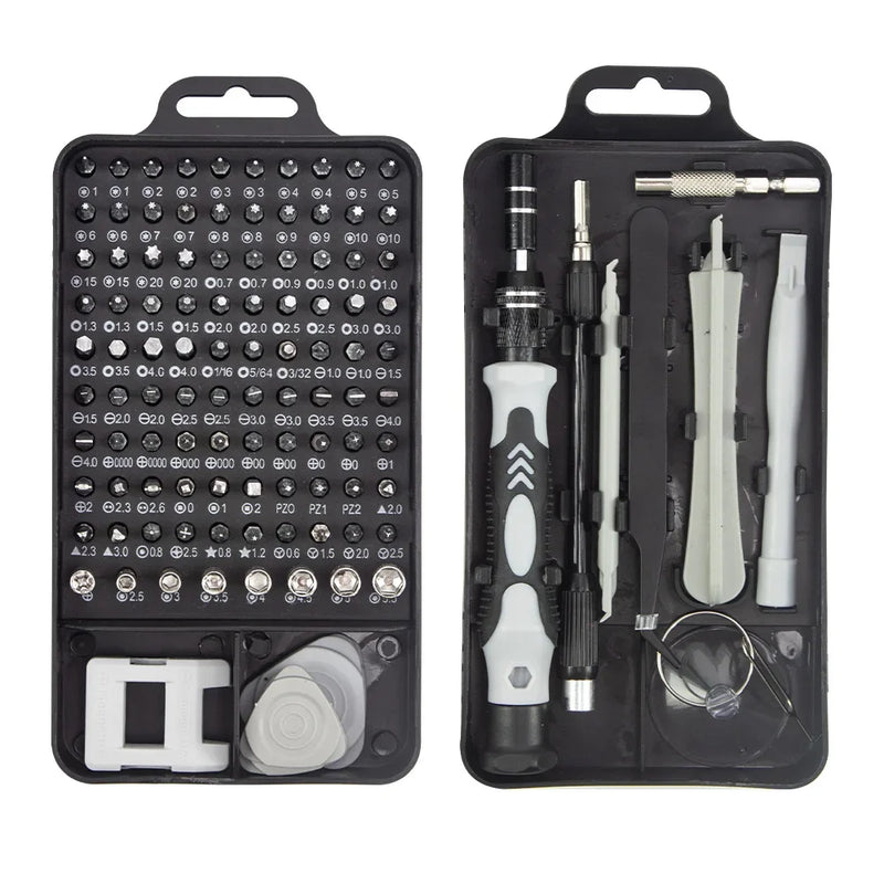 115 in 1 Precision Screwdriver Kit — Professional Set for Electronics Repair, PC, Cell Phone, Laptop, MacBook and More