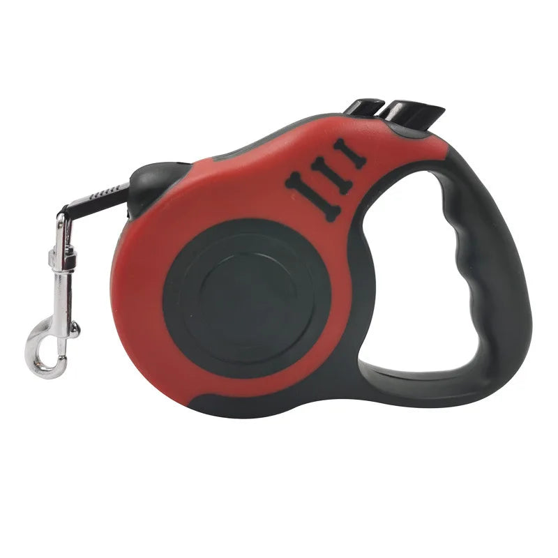 Guia Retrátil para Cães – 3 ou 5 Metros – Flexível e Automática