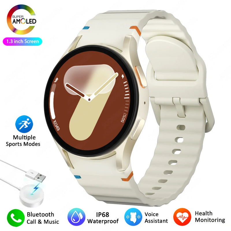 Montre connectée Galaxy Watch 7 – Écran AMOLED HD, boussole, fréquence cardiaque, appels Bluetooth, étanche 