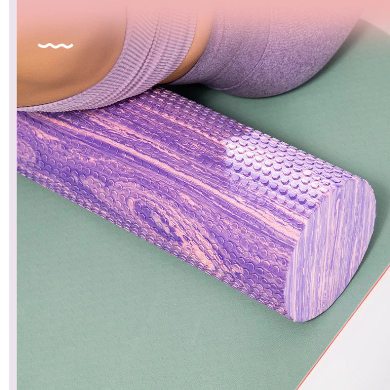 Rouleau en mousse EVA pour massage et yoga – 30/45/60 cm, Pilates, relâchement myofascial, entraînement et physiothérapie