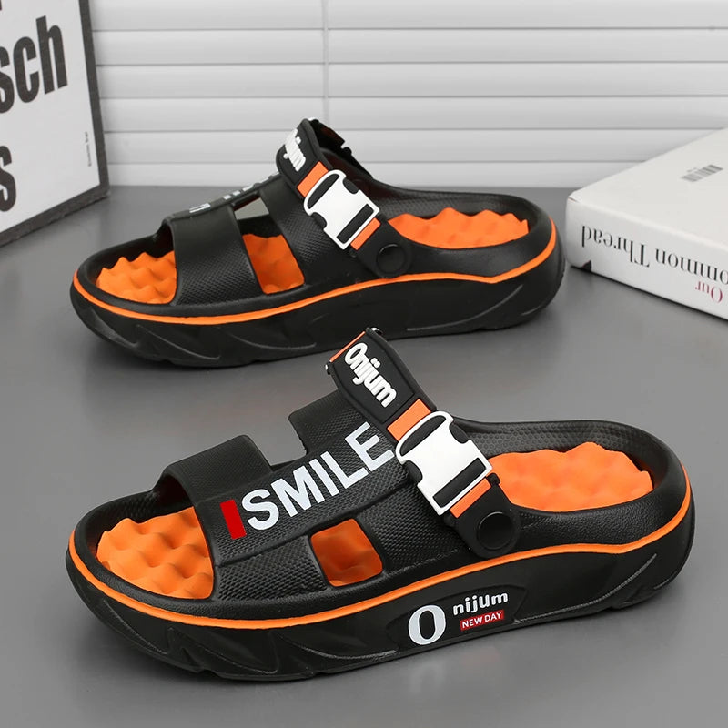 Novo Chinelo  de Massagem: Sandálias Confortáveis para Uso Interno e Externo, Slides Macios, Tamancos, Sapatos Casuais e Chinelos Unissex