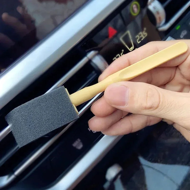 Mini Cleaning Brush with Sponge Head – Multipurpose Tool for Cars, Home and Office | Compact, Efficient and Easy to Use