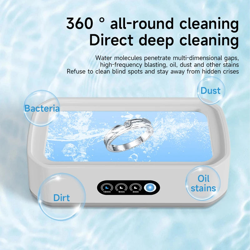 Xiaomi Mijia Ultrasonic Cleaner 650ml – Cleaning Jewelry, Glasses and Watches