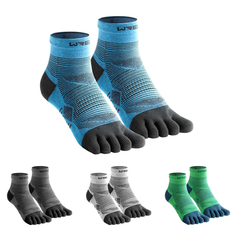 Chaussettes de sport WELS Coolmax 5 doigts – Antichoc, respirantes, élastiques et performantes pour la course, l'entraînement et le sport