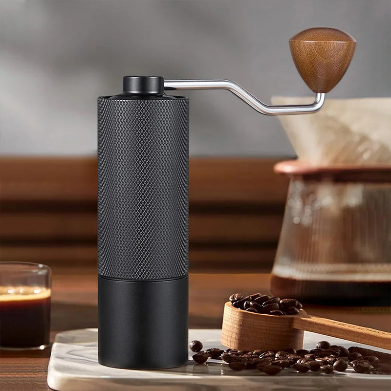 Moedor de Café Manual Portátil em Aço Inox – Ajuste de Moagem e Alta Durabilidade