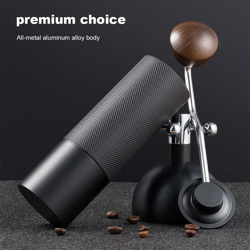 Moedor de Café Manual Portátil em Aço Inox – Ajuste de Moagem e Alta Durabilidade