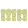 Chaussettes invisibles en dentelle pour femmes, antidérapantes, courtes, respirantes, en coton et silicone, pour l'été