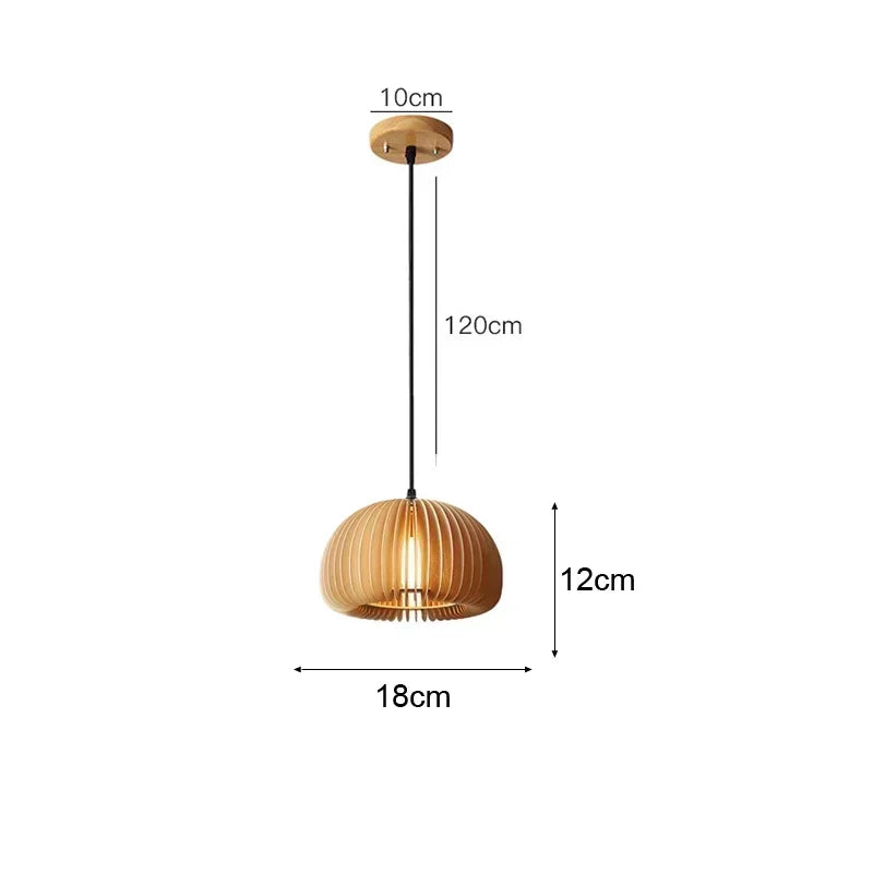 Lustre de Bambu Pendente Artesanal Natural para Sala Quarto Varanda