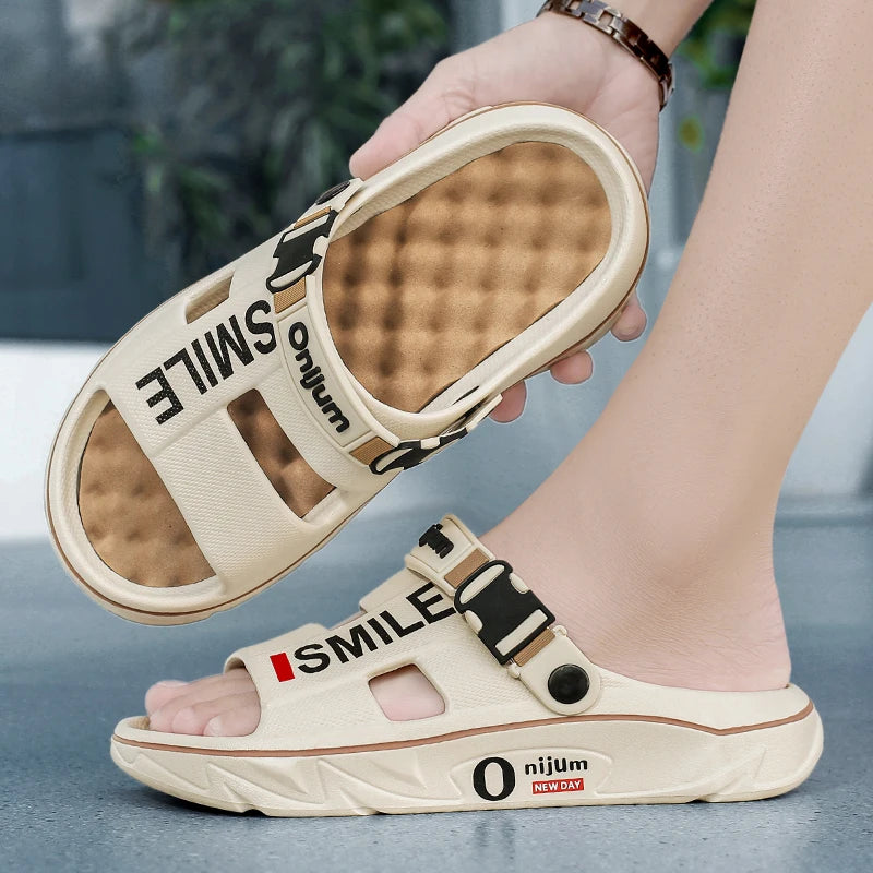 Novo Chinelo  de Massagem: Sandálias Confortáveis para Uso Interno e Externo, Slides Macios, Tamancos, Sapatos Casuais e Chinelos Unissex