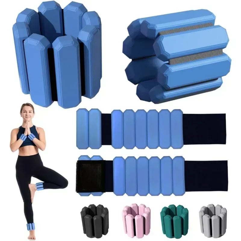 Poids réglables pour poignets et chevilles – Paire portable pour le yoga, la course à pied, le cardio et la musculation | Unisexe, confortable et sûr