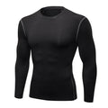 Blusa Segunda Pele Masculina Térmica – Manga Longa, Ajuste Justo, Elástica e de Secagem Rápida para Treinos no Frio